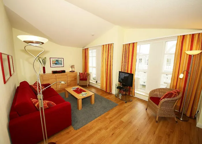 Апартаменты Seepark - Haus Goehren 550 - Penthouse Mit Balkon Зеллин